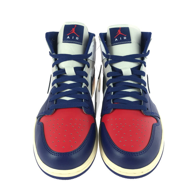 【中古美品】【メンズ】 NIKE ナイキ AIR JORDAN 1 MID RARE AIR DQ8426-102 エアジョーダン 1 ミッド レア エアー スニーカー 靴 160-251201-na-01-tag サイズ：28cm US 10 カラー：WHITE/UNIVERSITY RED/NEUTRAL GREY/DEEP ROYAL BLUE 万代Net店