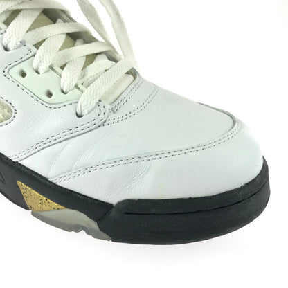 【中古品】【メンズ】 NIKE ナイキ AIR JORDAN 5 RETRO 136027-133 エアジョーダン 5 レトロ スニーカー 靴 160-251201-na-05-tag サイズ：29cm US 11 カラー：WHITE/BLACK-METALLIC GOLD COIN 万代Net店