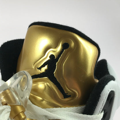 【中古品】【メンズ】 NIKE ナイキ AIR JORDAN 5 RETRO 136027-133 エアジョーダン 5 レトロ スニーカー 靴 160-251201-na-05-tag サイズ：29cm US 11 カラー：WHITE/BLACK-METALLIC GOLD COIN 万代Net店