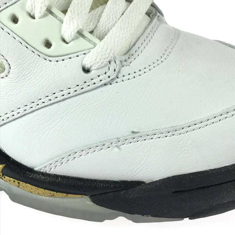 【中古品】【メンズ】 NIKE ナイキ AIR JORDAN 5 RETRO 136027-133 エアジョーダン 5 レトロ スニーカー 靴 160-251201-na-05-tag サイズ：29cm US 11 カラー：WHITE/BLACK-METALLIC GOLD COIN 万代Net店