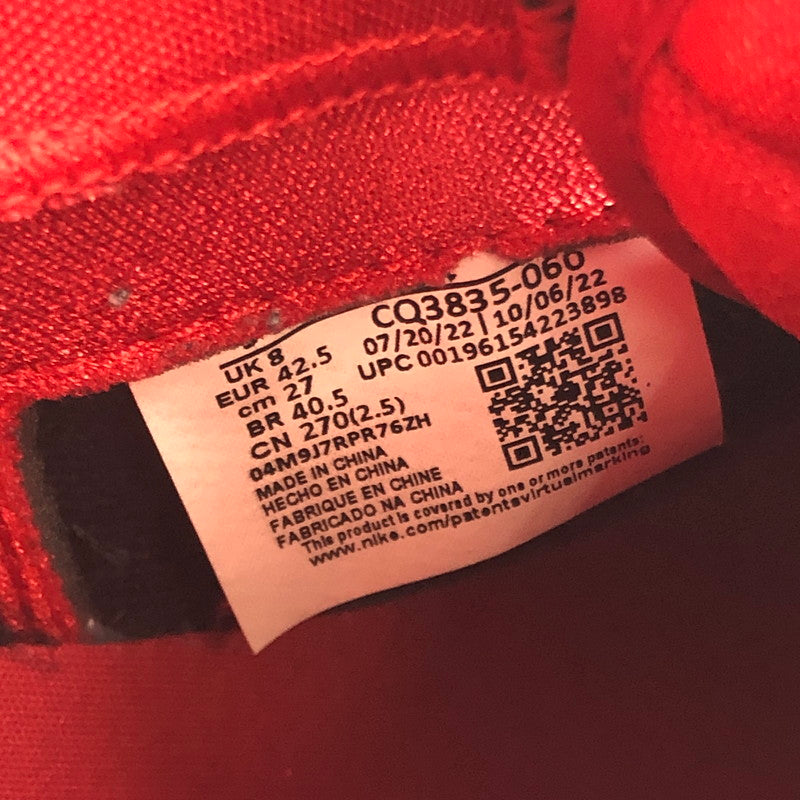 【中古品】【メンズ】 NIKE ナイキ AIR JORDAN 1 HI FLYEASE CQ3835-060 エアジョーダン 1 ハイ フライイーズ スニーカー 靴 160-251201-na-11-tag サイズ：27cm US 9 カラー：BLACK/WHITE/FIRE RED 万代Net店