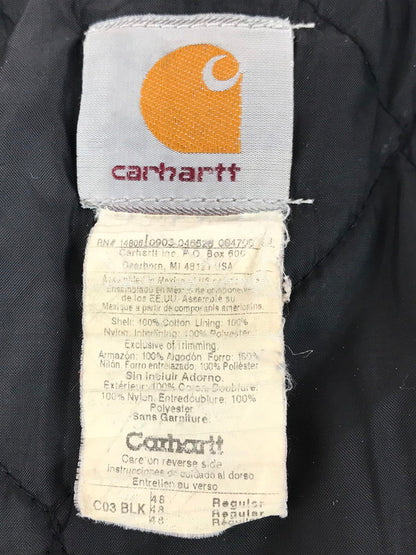 【現状渡し品】【メンズ】 Carhartt カーハート 00's QUILTING LINER TRADITIONAL JACKET C03 BLK 2000年代 キルティング ライナー トラディショナル ジャケット 146-251203-rt-09-tag サイズ：48 カラー：ブラック 万代Net店