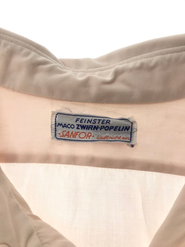 【中古品】【メンズ】 VINTAGE ヴィンテージ 50～60's L/S POPELIN SHIRT ロングスリーブ ポペリン シャツ 長袖シャツ トップス ヴィンテージ 146-260607-rt-10-tagh サイズ：不明 下記参照 カラー：ピンク 万代Net店