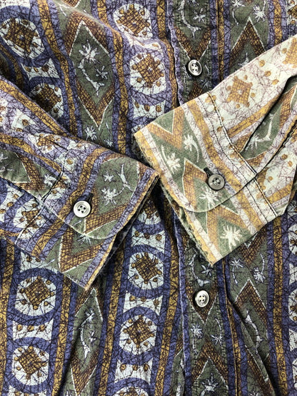 【中古品】【メンズ】 PILGRIM ピルグリム 50's～60's L/S BD SHIRT 50～60年代 ロングスリーブ ボタンダウン シャツ トップス ヴィンテージ 146-260514-rt-19-tagh サイズ：M カラー：マルチカラー 万代Net店