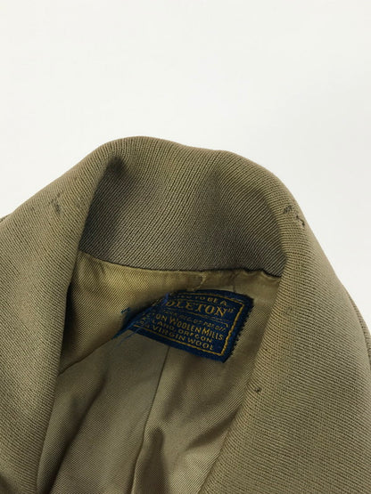 【現状渡し品】【メンズ】 PENDLETON ペンドルトン PENDLETON 40's GABARDINE SPORTS JACKET BROWN 40年代 ギャバジン スポーツ ジャケット アウター ヴィンテージ 146-251203-rt-03-tag サイズ：不明 下記参照 カラー：ベージュ 万代Net店