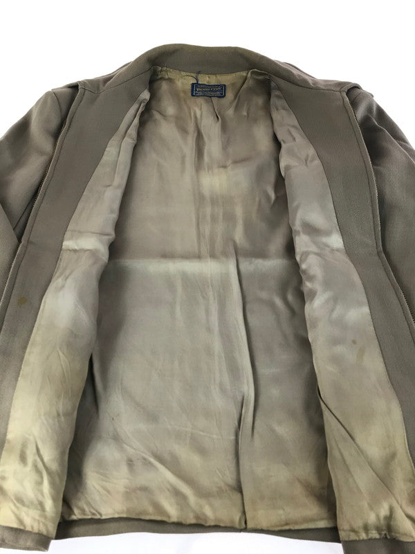 【現状渡し品】【メンズ】 PENDLETON ペンドルトン PENDLETON 40's GABARDINE SPORTS JACKET BROWN 40年代 ギャバジン スポーツ ジャケット アウター ヴィンテージ 146-251203-rt-03-tag サイズ：不明 下記参照 カラー：ベージュ 万代Net店