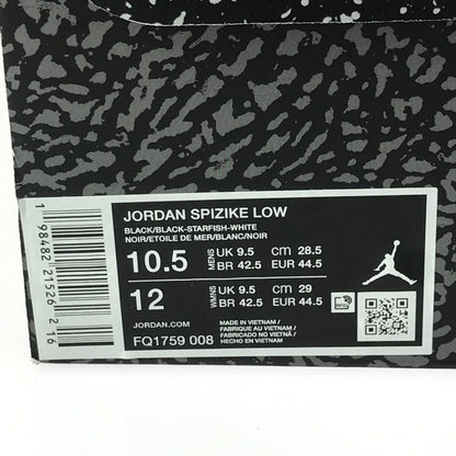 【中古美品】【メンズ】 NIKE ナイキ JORDAN SPIZIKE LOW FQ1759-008 ジョーダン スパイジーク ロー スニーカー 靴 160-251201-na-10-tag サイズ：28.5cm US 10.5 カラー：BLACK/STARFISH/WHITE/BLACK 万代Net店