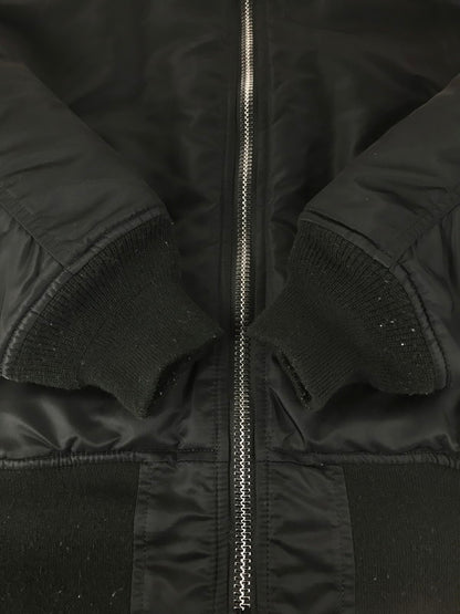 【中古品】【メンズ】 ALPHA アルファ MA-1 FLIGHT JACKET BLACK 20004-201 MA-1 フライト ジャケット アウター 145-251203-rt-07-tag サイズ：S カラー：ブラック 万代Net店