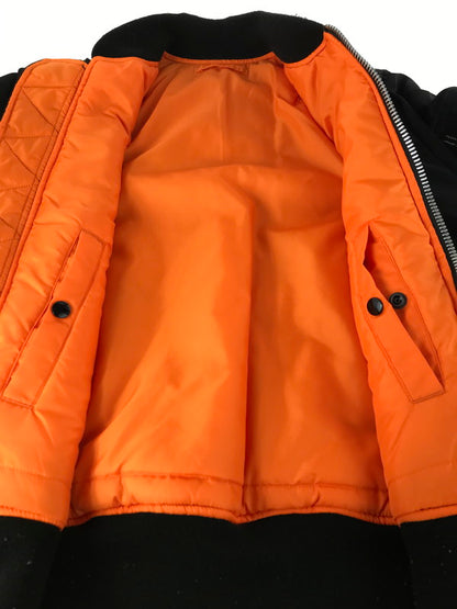 【中古品】【メンズ】 ALPHA アルファ MA-1 FLIGHT JACKET BLACK 20004-201 MA-1 フライト ジャケット アウター 145-251203-rt-07-tag サイズ：S カラー：ブラック 万代Net店