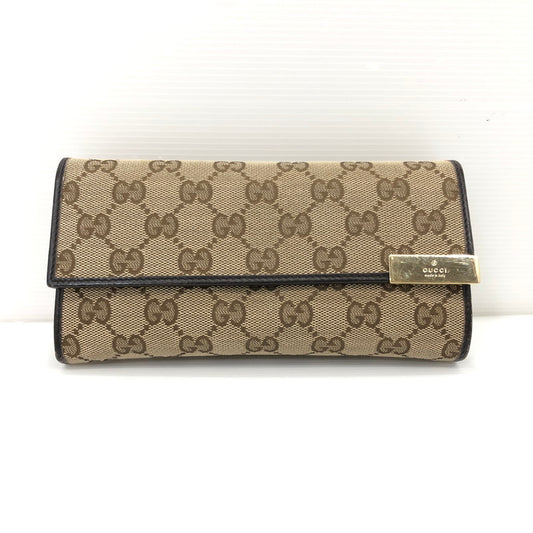【中古品】【レディース】 GUCCI グッチ GGキャンバス ロングウォレット 291099 二つ折り長財布 181-251205-na-15-tag カラー：ベージュ系 万代Net店