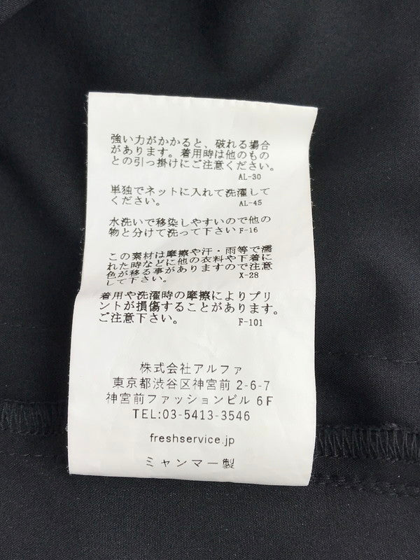 【中古美品】【メンズ】 FRESH SERVICE フレッシュ サービス UTILITY PACKABLE SUIT FSR242-60024 ユーティリティー パッカブル スーツ アウター 140-251204-rt-01-tag サイズ：M カラー：ブラック 万代Net店