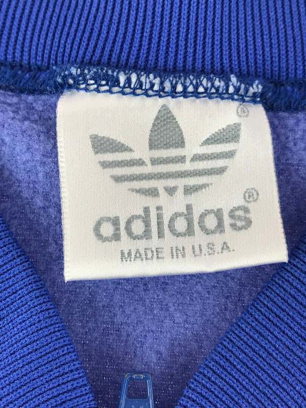 【中古品】【メンズ】 adidas アディダス 80's VINTAGE TRACK JACKET BLUE 80年代 ヴィンテージ トラック ジャケット 銀タグ USA製 ヴィンテージ 146-251203-rt-18-tag サイズ：M カラー：ブルー 万代Net店