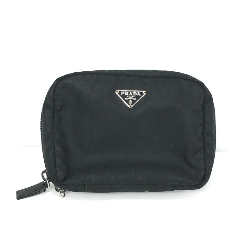 【現状渡し品】【レディース】 PRADA プラダ MINI POACH ミニポーチ 化粧ポーチ 小物入れ 183-251209-na-10-tag カラー：ブラック 万代Net店