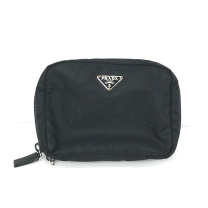 【現状渡し品】【レディース】 PRADA プラダ MINI POACH ミニポーチ 化粧ポーチ 小物入れ 183-251209-na-10-tag カラー：ブラック 万代Net店