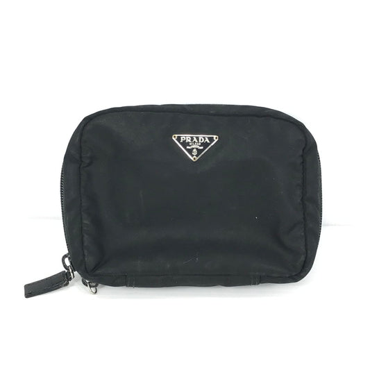 【現状渡し品】【レディース】 PRADA プラダ MINI POACH ミニポーチ 化粧ポーチ 小物入れ 183-251209-na-10-tag カラー：ブラック 万代Net店