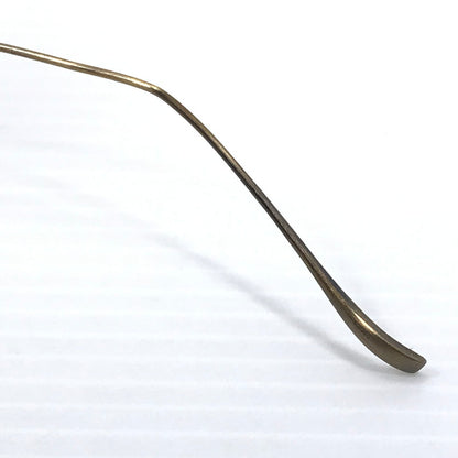 【中古品】【メンズ】 金子眼鏡 VINTAGE PURE TITANIUM KV-48 ATG ヴィンテージ ピュア チタン 眼鏡 アイウェア アクセサリー 203-251209-na-08-tag サイズ：49□22 148 カラー：アンティークゴールド 万代Net店