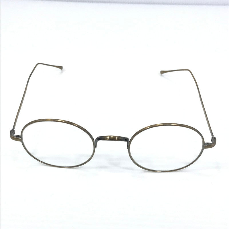 【中古品】【メンズ】 金子眼鏡 VINTAGE PURE TITANIUM KV-48 ATG ヴィンテージ ピュア チタン 眼鏡 アイウェア アクセサリー 203-251209-na-08-tag サイズ：49□22 148 カラー：アンティークゴールド 万代Net店