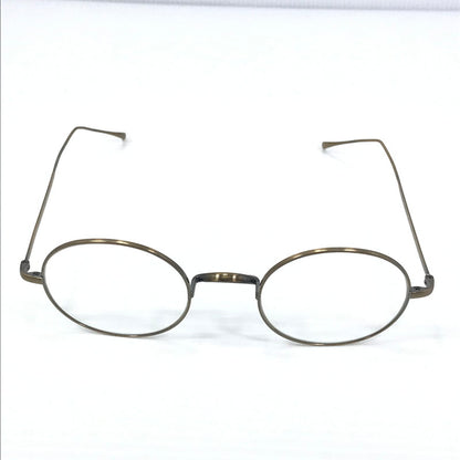 【中古品】【メンズ】 金子眼鏡 VINTAGE PURE TITANIUM KV-48 ATG ヴィンテージ ピュア チタン 眼鏡 アイウェア アクセサリー 203-251209-na-08-tag サイズ：49□22 148 カラー：アンティークゴールド 万代Net店