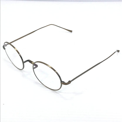 【中古品】【メンズ】 金子眼鏡 VINTAGE PURE TITANIUM KV-48 ATG ヴィンテージ ピュア チタン 眼鏡 アイウェア アクセサリー 203-251209-na-08-tag サイズ：49□22 148 カラー：アンティークゴールド 万代Net店