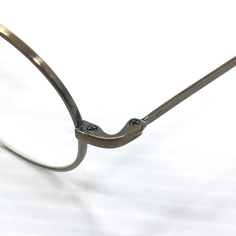 【中古品】【メンズ】 金子眼鏡 VINTAGE PURE TITANIUM KV-48 ATG ヴィンテージ ピュア チタン 眼鏡 アイウェア アクセサリー 203-251209-na-08-tag サイズ：49□22 148 カラー：アンティークゴールド 万代Net店