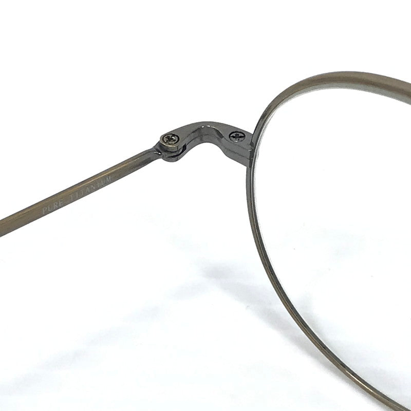 【中古品】【メンズ】 金子眼鏡 VINTAGE PURE TITANIUM KV-48 ATG ヴィンテージ ピュア チタン 眼鏡 アイウェア アクセサリー 203-251209-na-08-tag サイズ：49□22 148 カラー：アンティークゴールド 万代Net店