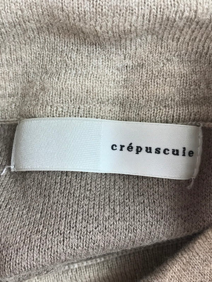 【現状渡し品】【メンズ】 crepuscule クレプスキュール TURTLENECK WOOL KNIT SWEATHER 1403-008 タートルネック ウール ニット セーター 140-251230-na-07-tag サイズ：2 カラー：ベージュ 万代Net店