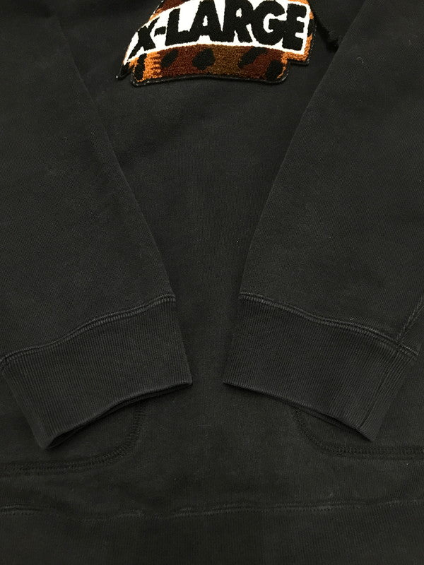【中古品】【メンズ】 LOGO PACTH HOODIE 0143217 ロゴパッチ― フーディー パーカー トップス 142-260105-rt-12-tag サイズ：M カラー：ブラック 万代Net店