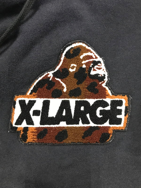 【中古品】【メンズ】 LOGO PACTH HOODIE 0143217 ロゴパッチ― フーディー パーカー トップス 142-260105-rt-12-tag サイズ：M カラー：ブラック 万代Net店