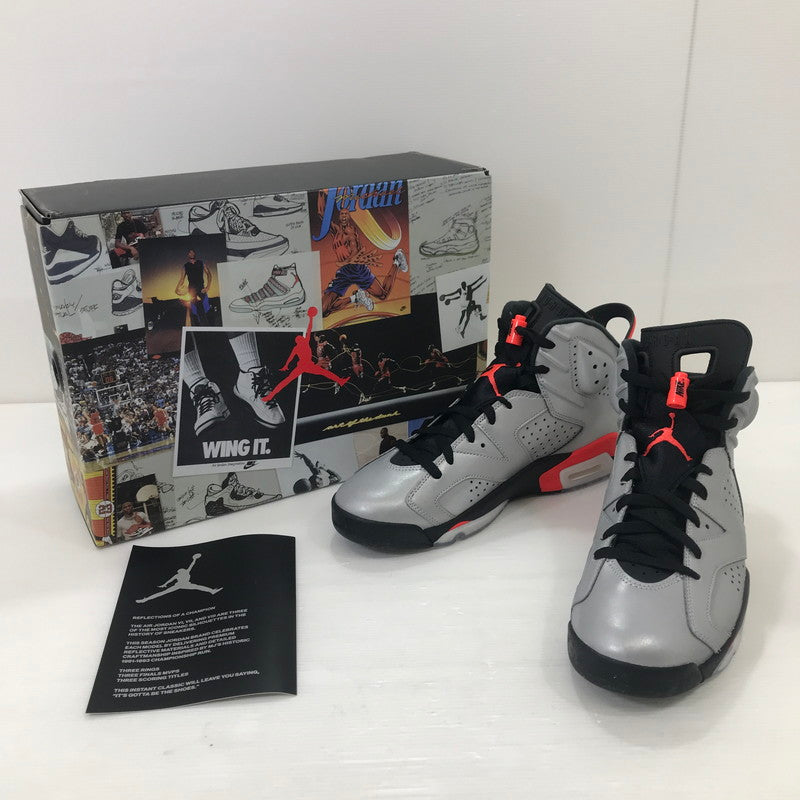 【中古品】【メンズ】 NIKE ナイキ AIR JORDAN 6 REFLECTIVE INFRARED CI4072-001 エアジョーダン6 リフレクティブ スニーカー 靴 160-251207-rt-03-tag サイズ：27.5cm US 9.5 カラー：REFLECT SILVE 万代Net店