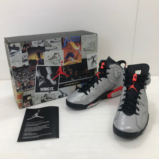 【中古品】【メンズ】 NIKE ナイキ AIR JORDAN 6 REFLECTIVE INFRARED CI4072-001 エアジョーダン6 リフレクティブ スニーカー 靴 160-251207-rt-03-tag サイズ：27.5cm US 9.5 カラー：REFLECT SILVE 万代Net店