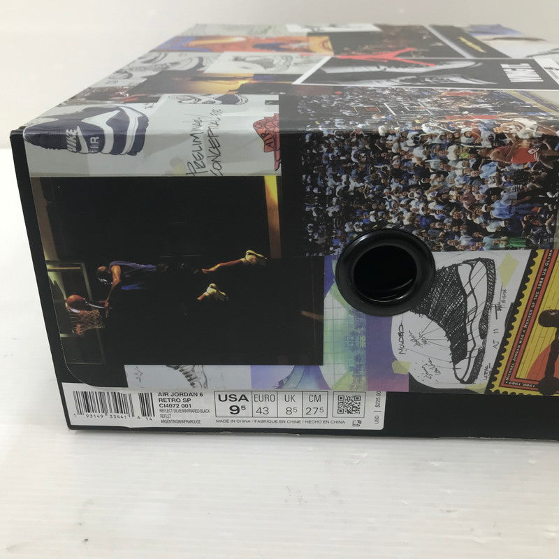 【中古品】【メンズ】 NIKE ナイキ AIR JORDAN 6 REFLECTIVE INFRARED CI4072-001 エアジョーダン6 リフレクティブ スニーカー 靴 160-251207-rt-03-tag サイズ：27.5cm US 9.5 カラー：REFLECT SILVE 万代Net店