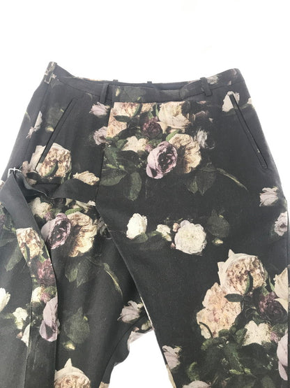 【現状渡し品】【メンズ】 LAD MUSICIAN ラッドミュージシャン FLORAL BONDAGE PANTS 2117-575 花柄ボンテージパンツ 151-251208-rt-07-tag サイズ：46 カラー：マルチカラー 万代Net店