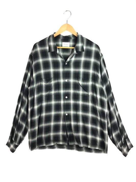 【中古品】【メンズ】 PENNEY'S TOWNCRAFT 60's OMBRE CHECK L/S OPEN COLLAR SHIRT 復刻 60年代 オンブレチェック オープンカラー シャツ 145-251203-rt-14-tag サイズ：L カラー：ブラック/ホワイト 万代Net店