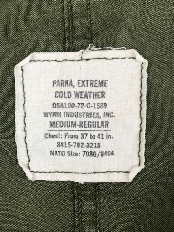 【ジャンク品】【メンズ】 U.S.ARMY アメリカ軍 70's M-65 FIELD PARKA 8415-782-3218 フィールド パーカー 72年会計 アウター 146-251208-rt-03-tag サイズ：M カラー：カーキ 万代Net店