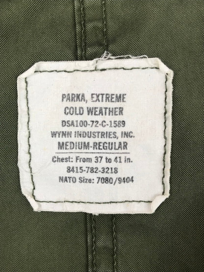 【ジャンク品】【メンズ】 U.S.ARMY アメリカ軍 70's M-65 FIELD PARKA 8415-782-3218 フィールド パーカー 72年会計 アウター 146-251208-rt-03-tag サイズ：M カラー：カーキ 万代Net店