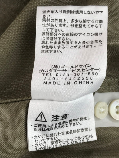 【中古品】【メンズ】 L/S HALF DOME SHIRT NR12450 ロングスリーブ ハーフ ドーム シャツ 長袖シャツ 144-251207-na-05-tag サイズ：XL カラー：カーキ系 万代Net店