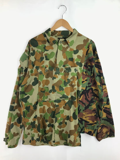 【中古品】【メンズ】 WEYEP ウィエップ REMAKE PULLOVER SHIRT リメイクプルオーバーシャツ トップス 140-251204-rt-13-tag サイズ：不明 下記参照 カラー：カーキ系 万代Net店