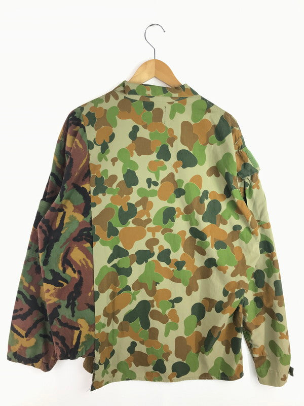 【中古品】【メンズ】 WEYEP ウィエップ REMAKE PULLOVER SHIRT リメイクプルオーバーシャツ トップス 140-251204-rt-13-tag サイズ：不明 下記参照 カラー：カーキ系 万代Net店