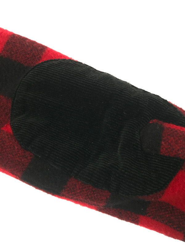 【中古品】【メンズ】 H.R.MARKET × WOOLRICH ウールリッチ ELBOW-PATCH CPO WOOL QUILTED JACKET エルボーパッチ CPO ウール キルティング ジャケット 145-260822-rt-30-tagh サイズ：1 カラー：ブラック/レッド 万代Net店
