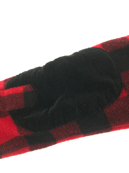 【中古品】【メンズ】 H.R.MARKET × WOOLRICH ウールリッチ ELBOW-PATCH CPO WOOL QUILTED JACKET エルボーパッチ CPO ウール キルティング ジャケット 145-260822-rt-30-tagh サイズ：1 カラー：ブラック/レッド 万代Net店