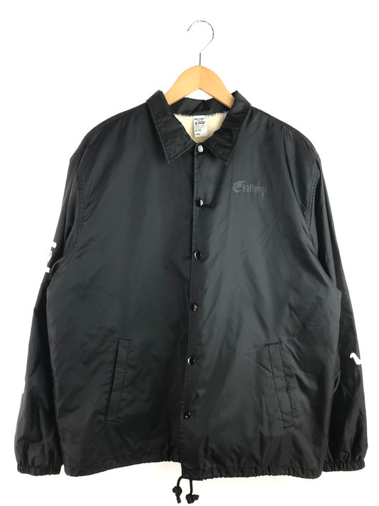 【中古品】【メンズ】 CHALLENGER チャレンジャー × VLACK ブラック 15th ANNIVERSARY BOA COACH JACKET 15周年記念 ボア付き コーチジャケット アウター 142-251204-rt-19-tag サイズ：L カラー：ブラック 万代Net店