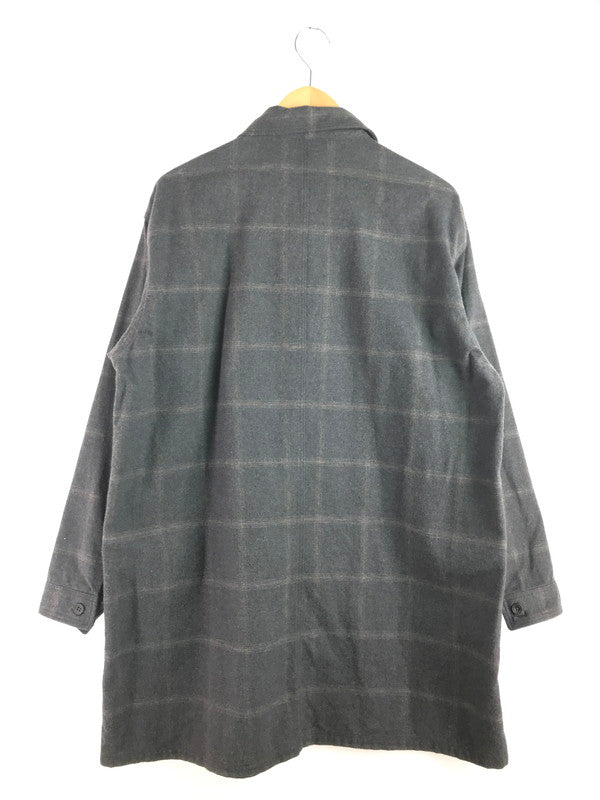 【中古品】【メンズ】 COLINA コリーナ DARK MELANGE CHECK ATELIER SHIRTS 233SH27 ダーク メランジ チェック アトリエシャツ 長袖シャツ 140-251207-na-03-tag サイズ：M カラー：チャコール 万代Net店