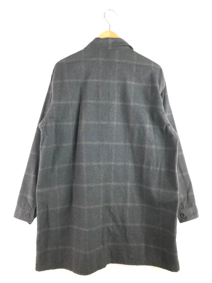 【中古品】【メンズ】 COLINA コリーナ DARK MELANGE CHECK ATELIER SHIRTS 233SH27 ダーク メランジ チェック アトリエシャツ 長袖シャツ 140-251207-na-03-tag サイズ：M カラー：チャコール 万代Net店