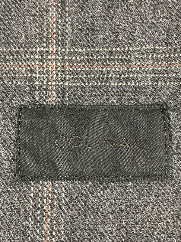【中古品】【メンズ】 COLINA コリーナ DARK MELANGE CHECK ATELIER SHIRTS 233SH27 ダーク メランジ チェック アトリエシャツ 長袖シャツ 140-251207-na-03-tag サイズ：M カラー：チャコール 万代Net店