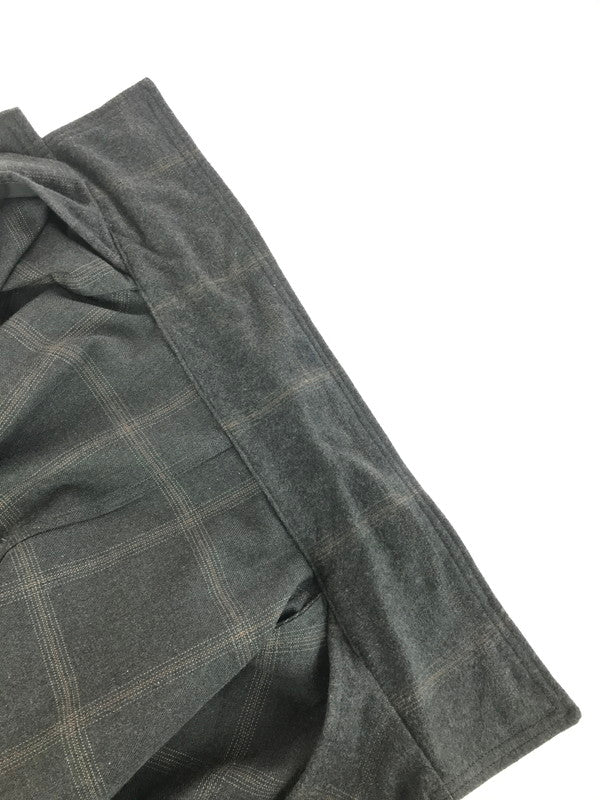 【中古品】【メンズ】 COLINA コリーナ DARK MELANGE CHECK ATELIER SHIRTS 233SH27 ダーク メランジ チェック アトリエシャツ 長袖シャツ 140-251207-na-03-tag サイズ：M カラー：チャコール 万代Net店
