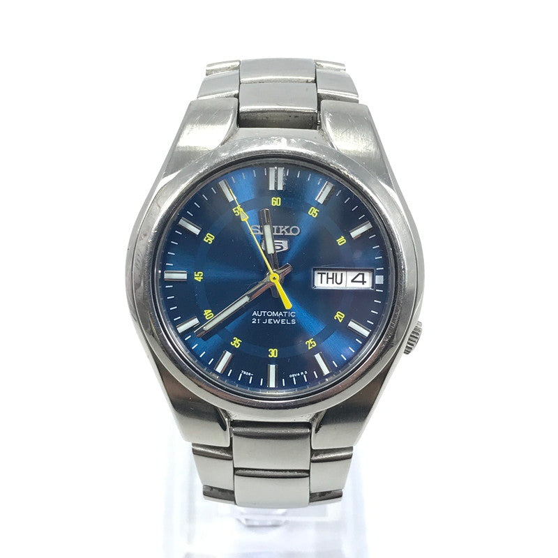 【現状渡し品】【メンズ】 SEIKO セイコー 7S26-02F0 SNK615K1 オートマチック デイデイト 自動巻き 腕時計 197-251209-na-04-tag カラー：シルバー 万代Net店