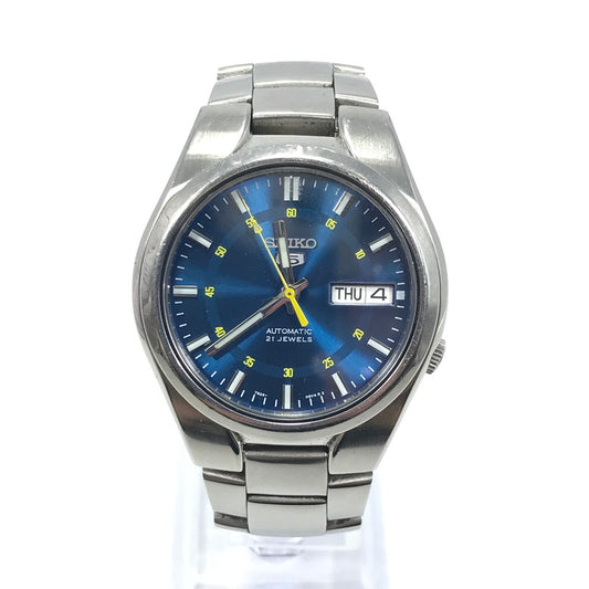 【現状渡し品】【メンズ】 SEIKO セイコー 7S26-02F0 SNK615K1 オートマチック デイデイト 自動巻き 腕時計 197-251209-na-04-tag カラー：シルバー 万代Net店