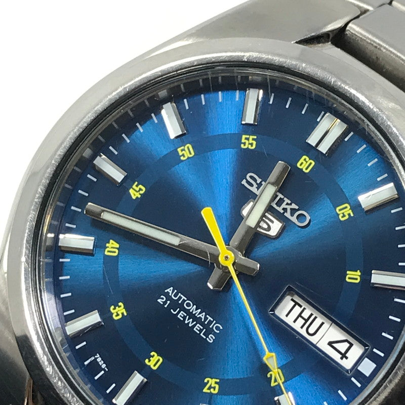 【現状渡し品】【メンズ】 SEIKO セイコー 7S26-02F0 SNK615K1 オートマチック デイデイト 自動巻き 腕時計 197-251209-na-04-tag カラー：シルバー 万代Net店