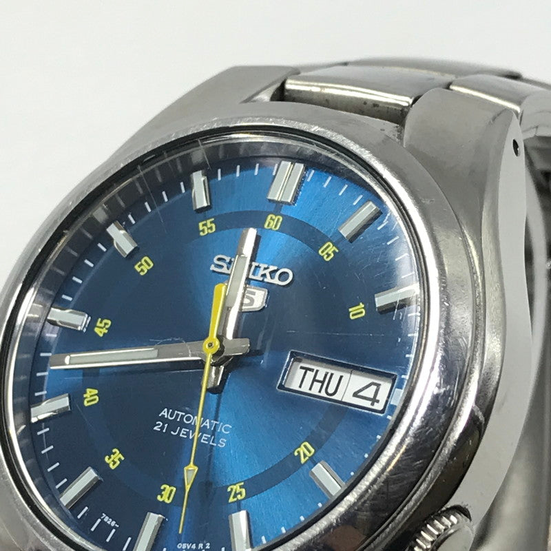 【現状渡し品】【メンズ】 SEIKO セイコー 7S26-02F0 SNK615K1 オートマチック デイデイト 自動巻き 腕時計 197-251209-na-04-tag カラー：シルバー 万代Net店