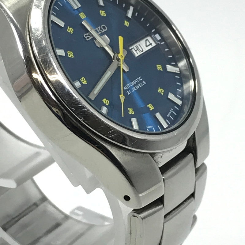 【現状渡し品】【メンズ】 SEIKO セイコー 7S26-02F0 SNK615K1 オートマチック デイデイト 自動巻き 腕時計 197-251209-na-04-tag カラー：シルバー 万代Net店